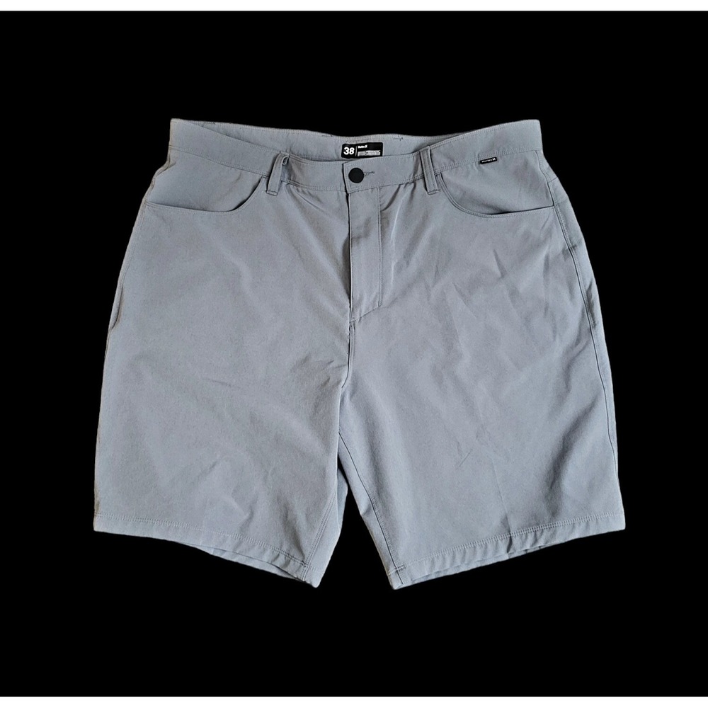 Hurley Men's Shorts Size 38 Waist Heather Gray Belt Loops Pockets